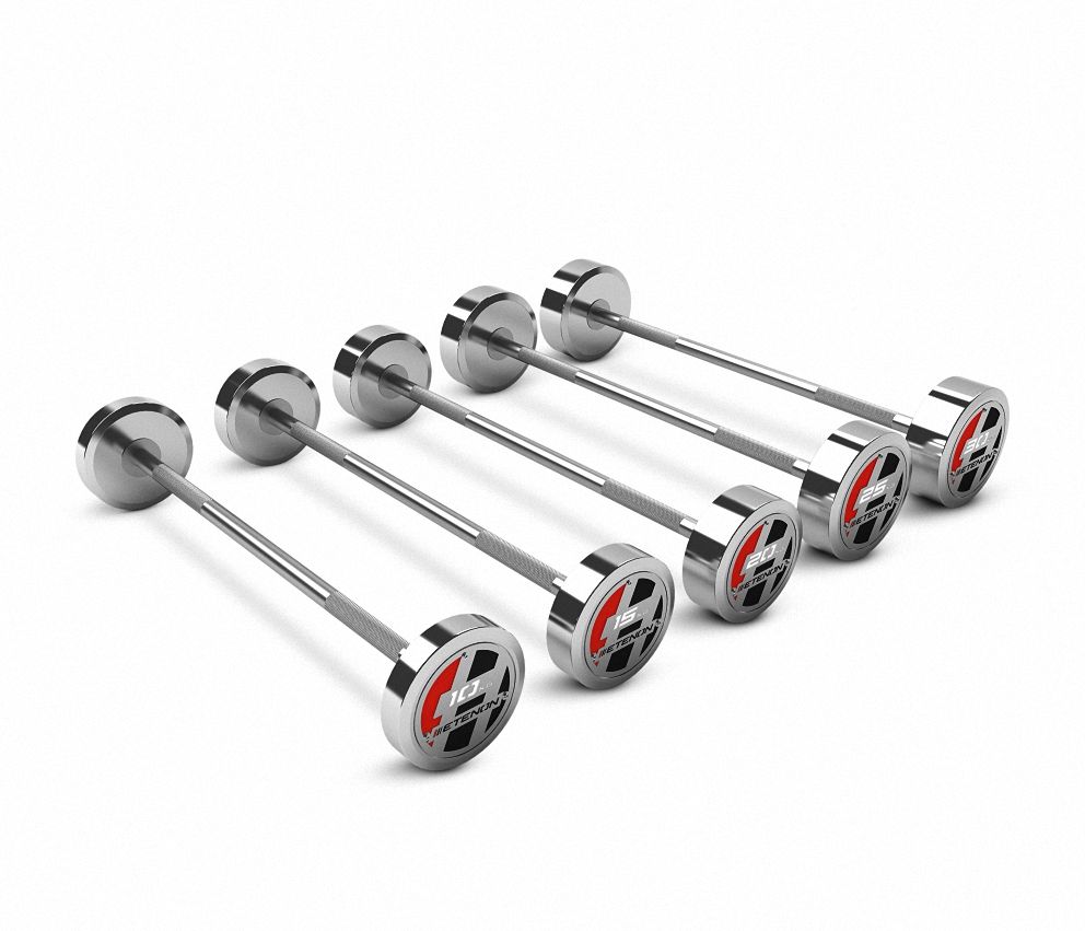 438802-100 - Etenon Kit 5 barras rectas biceps 10 a 30 kg Iron-full