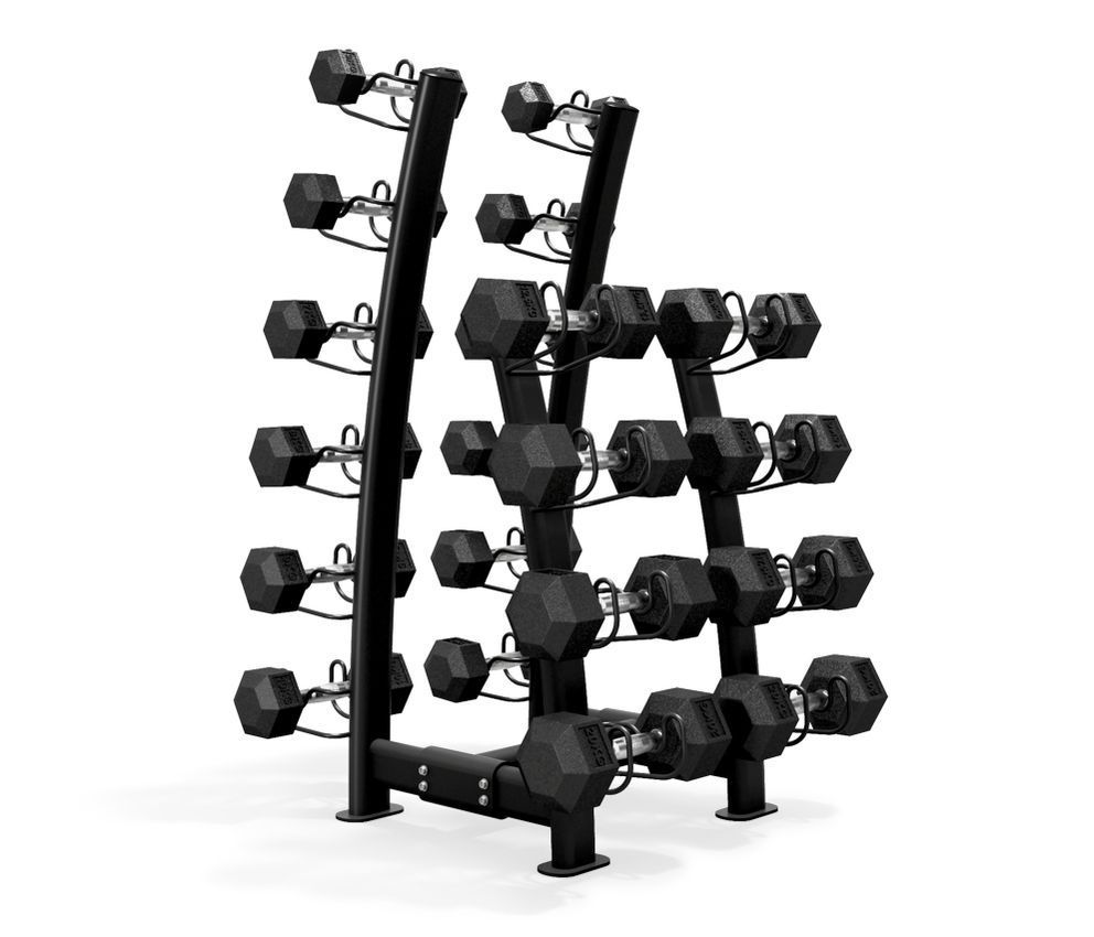 105032 - AFW Rack Mancuernas de 2 a 20 kg Vertical manc hex-full